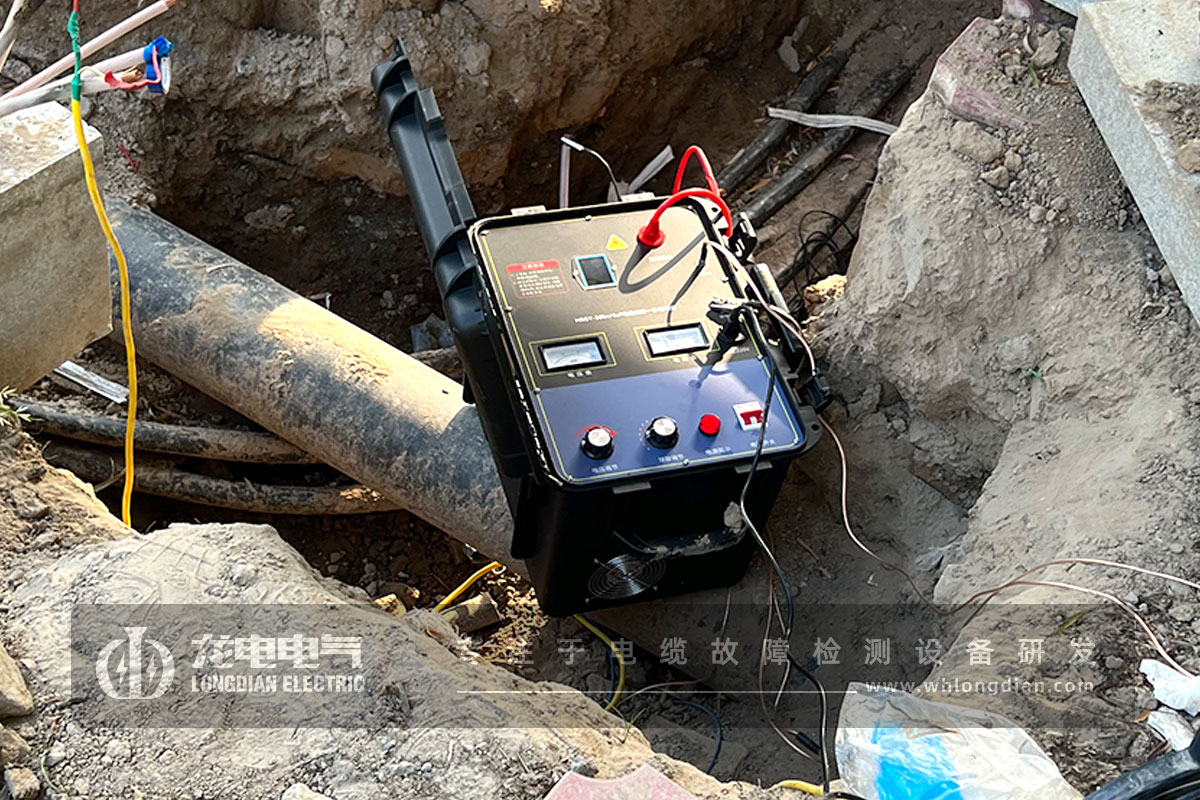 電纜故障檢測(cè)現(xiàn)場(chǎng)